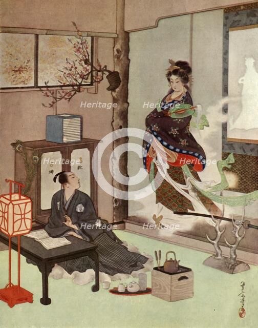 'The picture he so much admired had actually taken life..', 1919. Creator: Unknown.