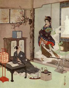 The picture he so much admired had actually taken life.. 1919. Creator: Unknown