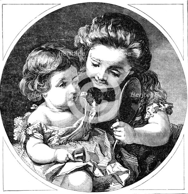 "The Picture of Innocence" - painted by Alfred Corbould - from the Exhibition of the British Institu Creator: Harvey Orrin Smith.