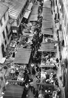 The picturesque market in Passage Berryer, Paris, 1931.Artist: Ernest Flammarion