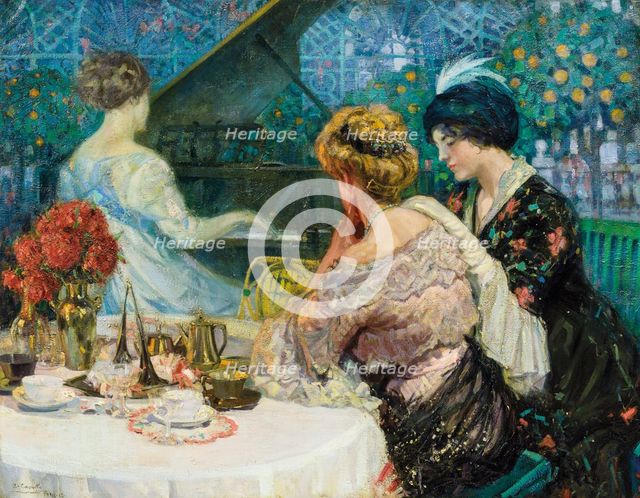 The piano player, 1913.