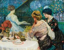 The piano player, 1913