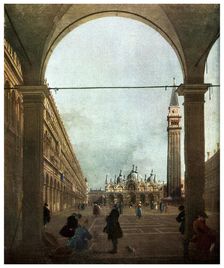 The Piazza, Venice c1756 (1956)