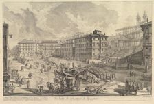 The Piazza di Spagna (Veduta di Piazza di Spagna), ca. 1750. Creator: Giovanni Battista Piranesi