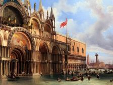 The Piazza San Marco by high water