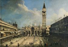 The Piazza San Marco in Venice, 1723. Creator: Canaletto