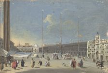 The Piazza San Marco towards San Giacomo, 1764-1835