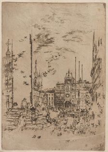 The Piazzetta, 1879-1880. Creator: James Abbott McNeill Whistler
