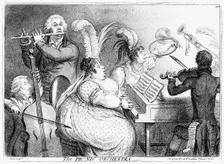 The Pic-Nic Orchestra, James Gilray, 1802. Artist: James Gillray