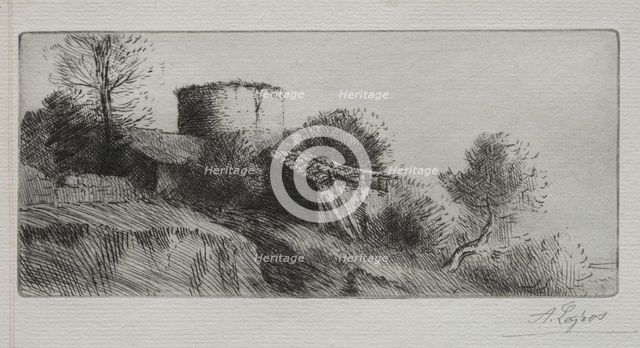 The Pigeon Tower. Creator: Alphonse Legros (French, 1837-1911).