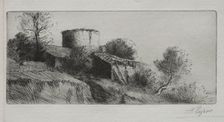The Pigeon Tower. Creator: Alphonse Legros (French, 1837-1911)