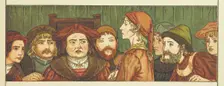 The Pied Piper of Hamelin, 1889. Creator: Catherine Greenaway
