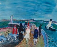 The pier at Honfleur, c1928-1930. Creator: Dufy, Raoul (1877-1953)