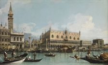 The pier near the Piazza San Marco in Venice, c. 1729
