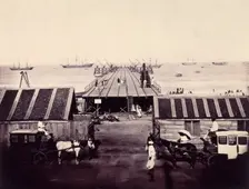 The Pier under construction, Madras, India, c1861. Creator: Unknown