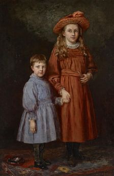The Pierce Children, 1887. Creator: Theodore Clement Steele