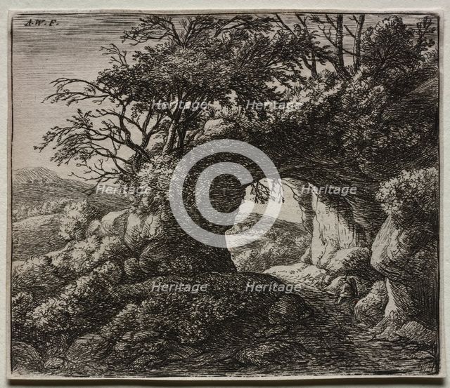 The Pierced Rock. Creator: Anthonie Waterloo (Dutch, 1609/10-1690).