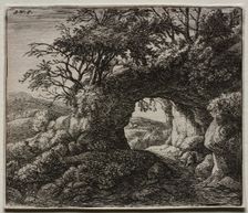 The Pierced Rock. Creator: Anthonie Waterloo (Dutch, 1609/10-1690)