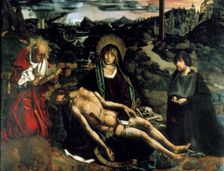 The Piety Painting by Bartolomé Bermejo