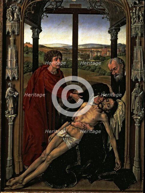 The Piety', table of a triptych by Roger van der Weyden.