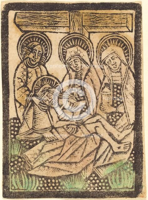 The Pietà, 1470/1480. Creator: Workshop of the Master of the Aachen Madonna.