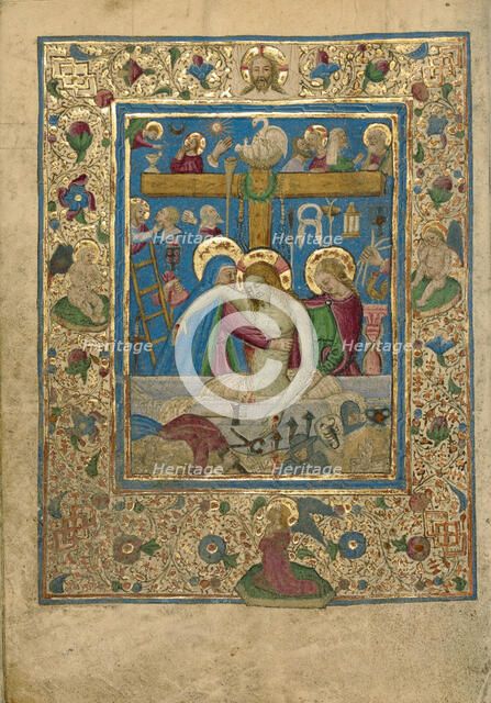 The Pietà; Book of Hours, about 1460. Creator: Unknown.