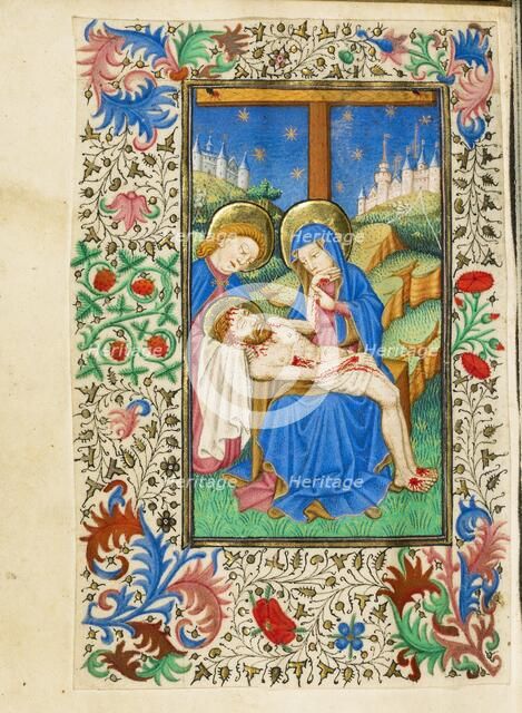 The Pietà; Book of Hours, about 1430-1440. Creator: Fastolf Master.