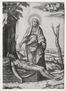 The Pieta. Creator: Marcantonio Raimondi (Italian, 1470/82-1527/34)