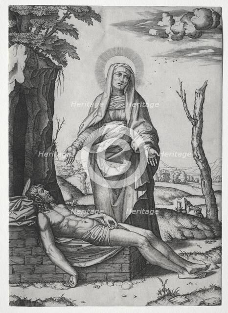 The Pieta. Creator: Marcantonio Raimondi (Italian, 1470/82-1527/34).