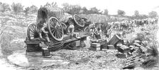 'The Pioneer Corps of the British South African Company on the way to Mashonaland; A common occurre Creator: Unknown