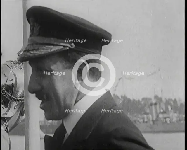 The Pilot of the Seaplane General Francisco Franco, 1926. Creator: British Pathe Ltd.