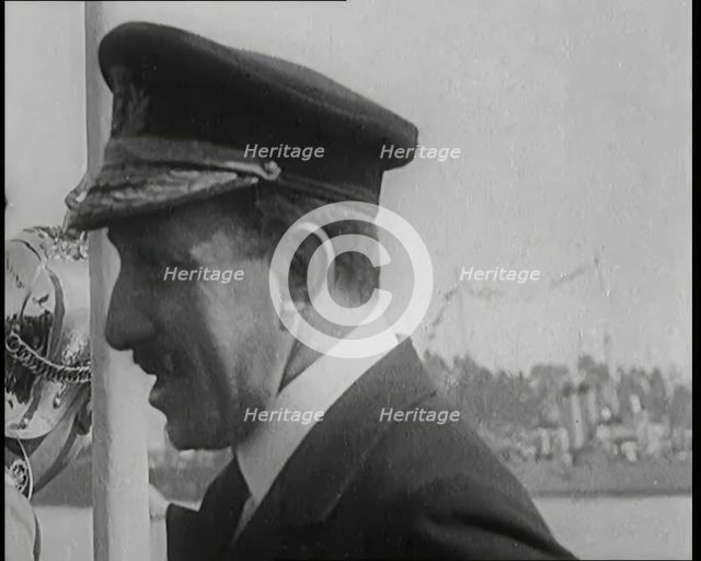 The Pilot of the Seaplane General Francisco Franco, 1926. Creator: British Pathe Ltd.