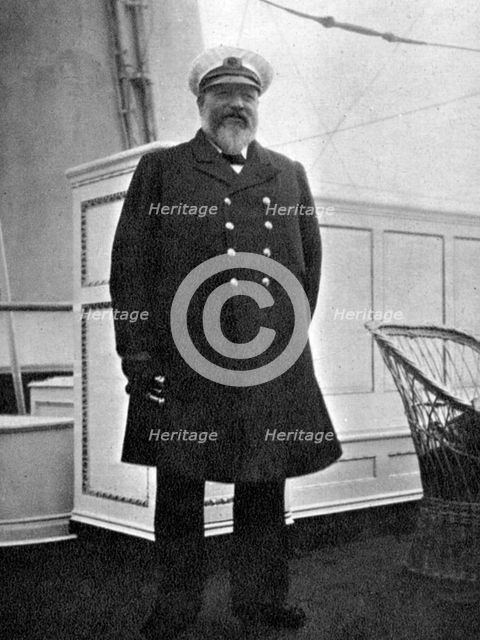The pilot during the royal yacht's Norwegian trip of 1904 (1908).Artist: Queen Alexandra