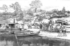 'The Pilcomayo Expedition in South America - A halt on the way 1890. Creator: Unknown