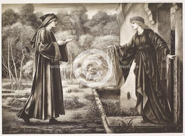 The Pilgrim at the Gate of Idleness, c1874-1884, (1900). Creator: Unknown.