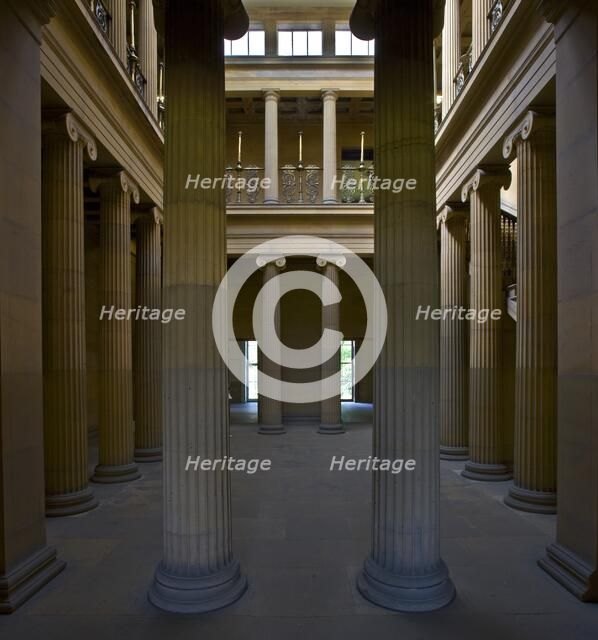The Pillar Hall, Belsay Hall, Northumberland, 2009. Artist: Graeme Peacock.