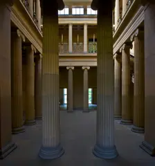 The Pillar Hall, Belsay Hall, Northumberland, 2009. Artist: Graeme Peacock