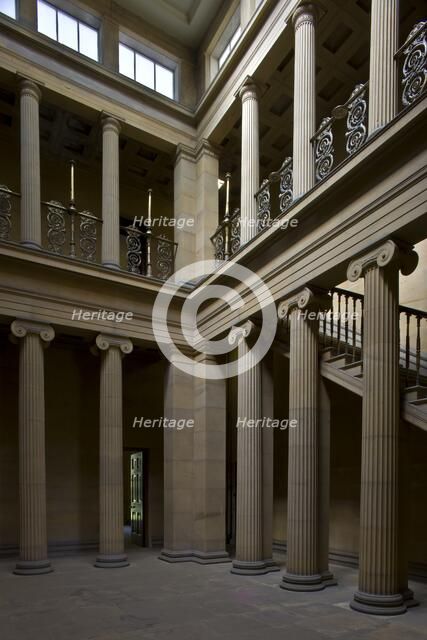 The Pillar Hall, Belsay Hall, Northumberland, 2009. Artist: Graeme Peacock.