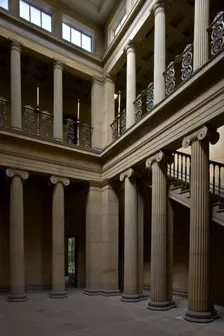 The Pillar Hall, Belsay Hall, Northumberland, 2009. Artist: Graeme Peacock