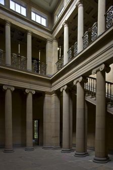 The Pillar Hall, Belsay Hall, Northumberland, 2009. Artist: Graeme Peacock