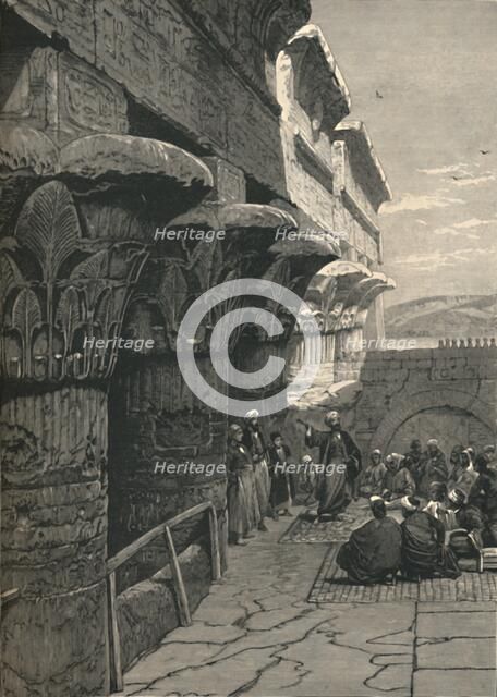 'The Pillared Hall of Ezneh', 1879, (1886). Artist: Unknown.