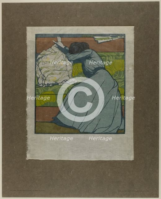 The Pillow, 1903. Creator: Maximilian Kurzweil.