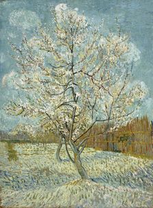 The pink peach tree, 1888. Artist: Gogh, Vincent, van (1853-1890)
