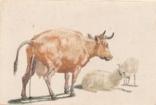 The Pissing Cow, 1690s. Creator: Johann Teyler