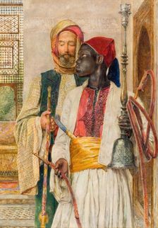 The Pipe Bearer, 1856. Creator: John Frederick Lewis