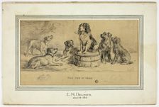 The Pipe of Peace (recto), n.d. Creator: Ebenezer Newman Downard