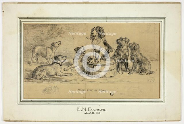 The Pipe of Peace (recto), n.d. Creator: Ebenezer Newman Downard.