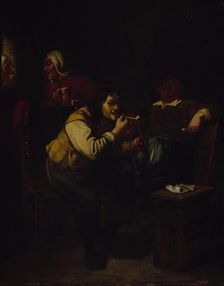 The pipe smokers. Creator: Adriaen Brouwer