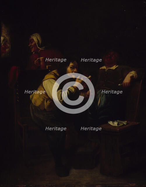 The pipe smokers. Creator: Adriaen Brouwer.