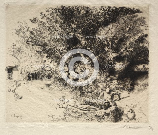 The Pit, 1911. Creator: Auguste Louis Lepère (French, 1849-1918).